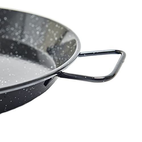 Garcima 32-Inch Enameled Steel Paella Pan, 80cm