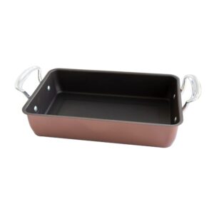 nordic ware large roaster, copper