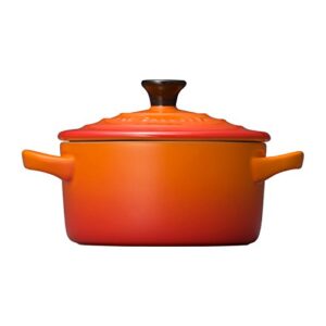 LE CREUSET Mini Round Cocotte Flame, 1 EA