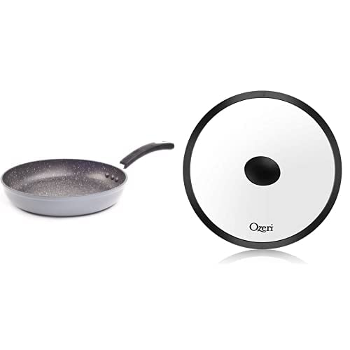 Ozeri 12" Stone Earth Frying Pan and Lid Set, with 100% APEO & PFOA-Free Stone-Derived Non-Stick Coating from Germany