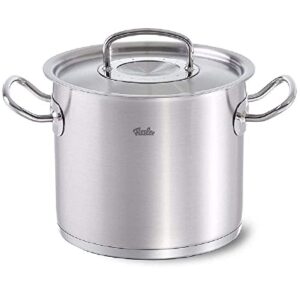 fissler original-profi collection 2019 stainless steel stock pot with lid - 6.7 quarts
