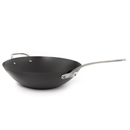 ICON Carbon Steel Dishwasher Safe Oven Safe Induction Safe Cookware (14- Inch Wok)