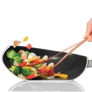 TECHEF - Goody Pan - Wok Stir-fry Pan - PFOA Free, Dishwasher and Oven Safe, Made in Korea (11-in)