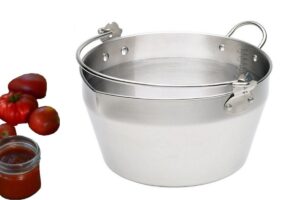 homemade jam pot stainless steel maslin pan for jelly & soup,canning tools (4.5litre - 4qt)