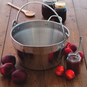 Homemade Jam Pot Stainless Steel Maslin Pan For Jelly & Soup,Canning Tools (4.5Litre - 4qt)