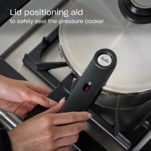 Fissler Vitavit Premium Pressure Cooker and Skillet Set with Steamer Insert, 2.6 Quarts & 4.8 Quarts