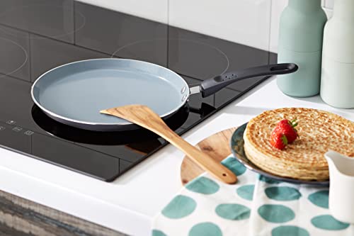 MasterClass Master Class Ceramic Non-Stick Induction Ready 24cm Eco Crêpe Pan, Silver