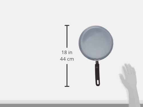 MasterClass Master Class Ceramic Non-Stick Induction Ready 24cm Eco Crêpe Pan, Silver