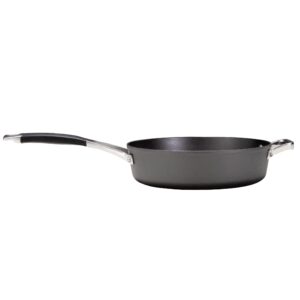 camp chef 10" cast iron skillet, oven safe, no nonstick coating, ideal for camping trips
