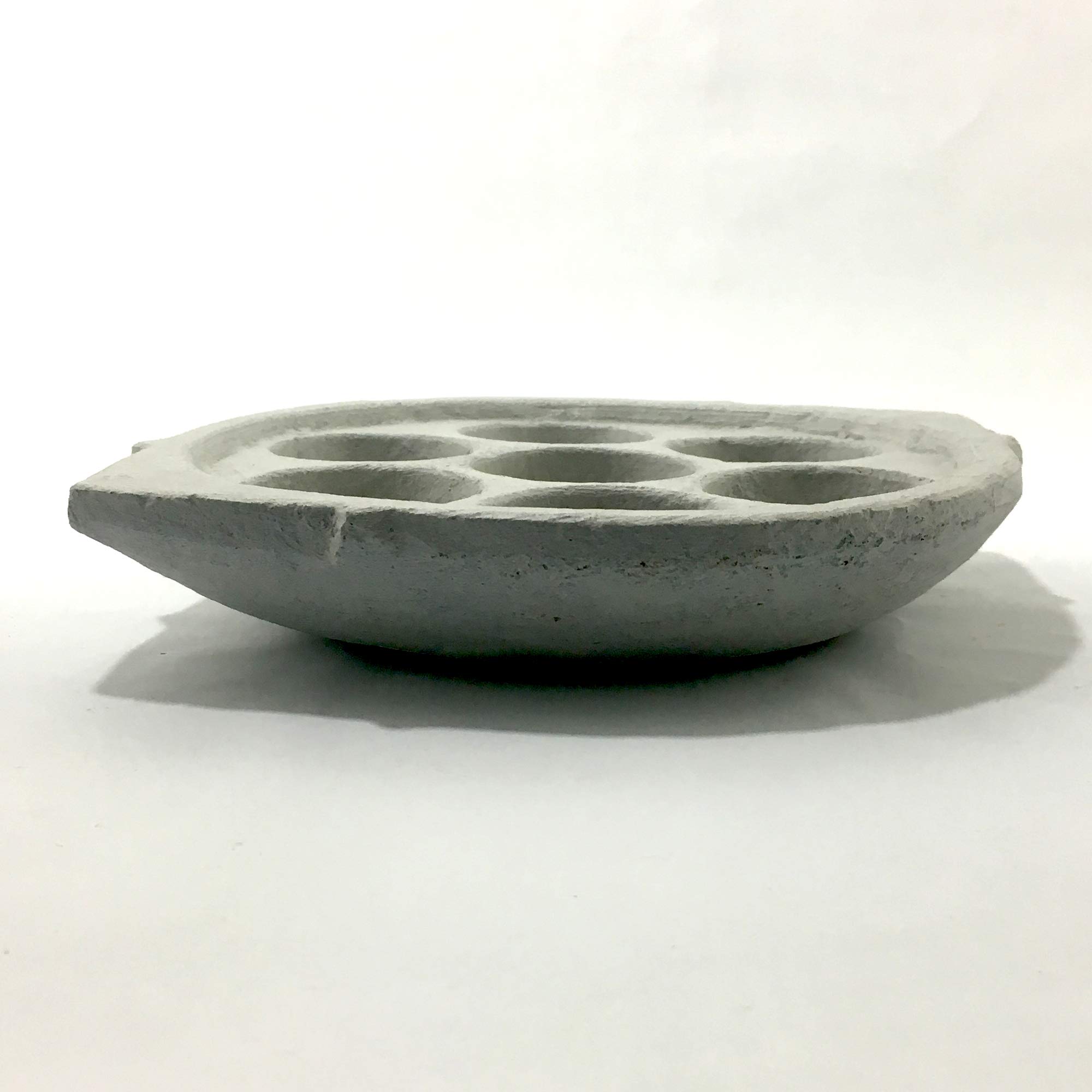 Ancient Cookware, Indian Soapstone Paniyaram Maker - 10 pit