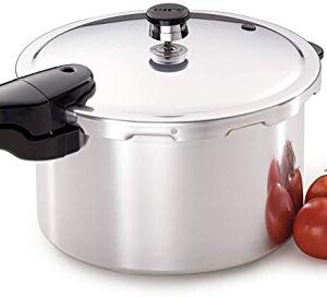 Presto 8-Quart Aluminum Pressure Cooker, Silver