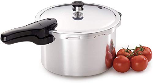 Presto 8-Quart Aluminum Pressure Cooker, Silver