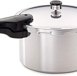 Presto 8-Quart Aluminum Pressure Cooker, Silver