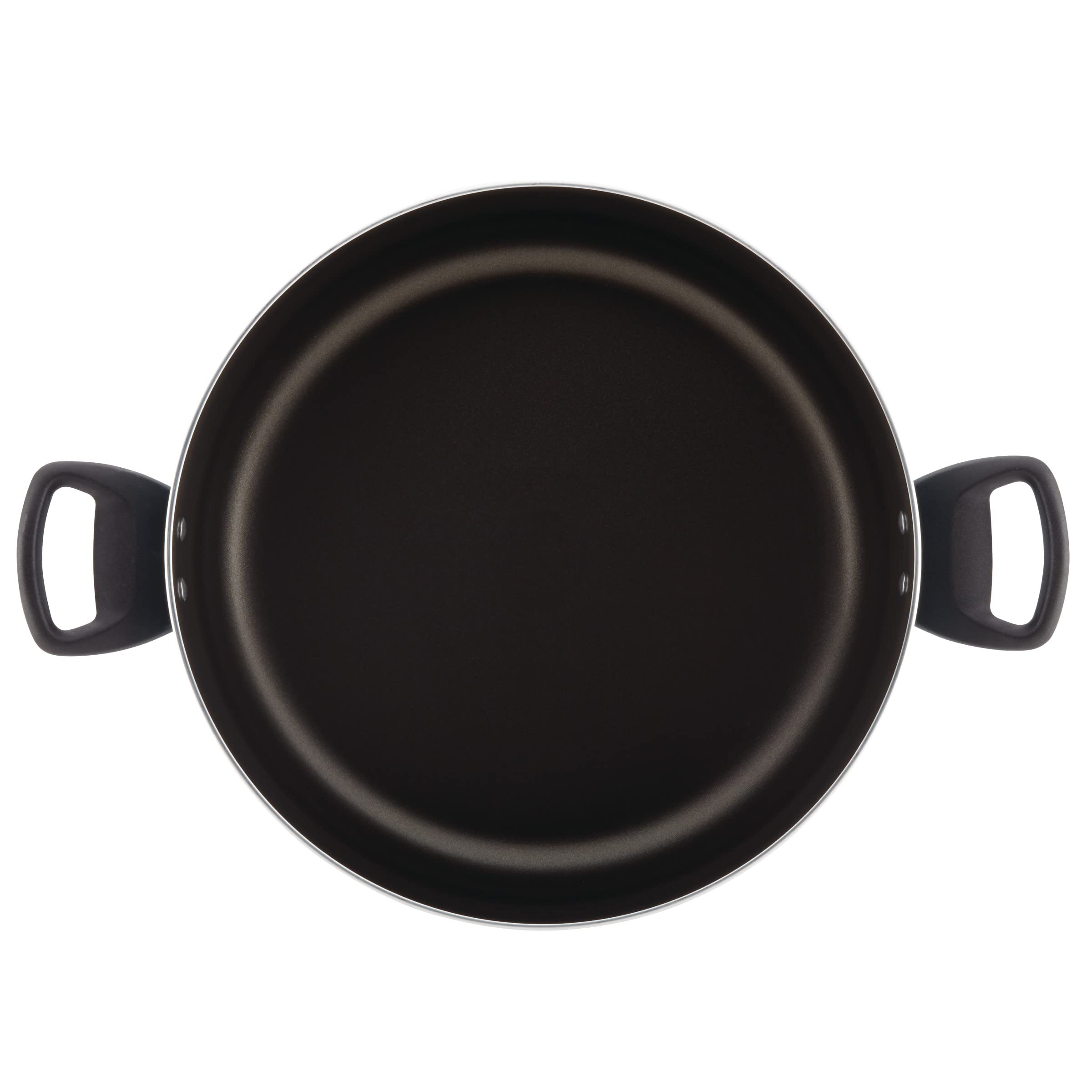 Farberware Cookware Nonstick Stockpot with Lid, 10.5 Quart-Black