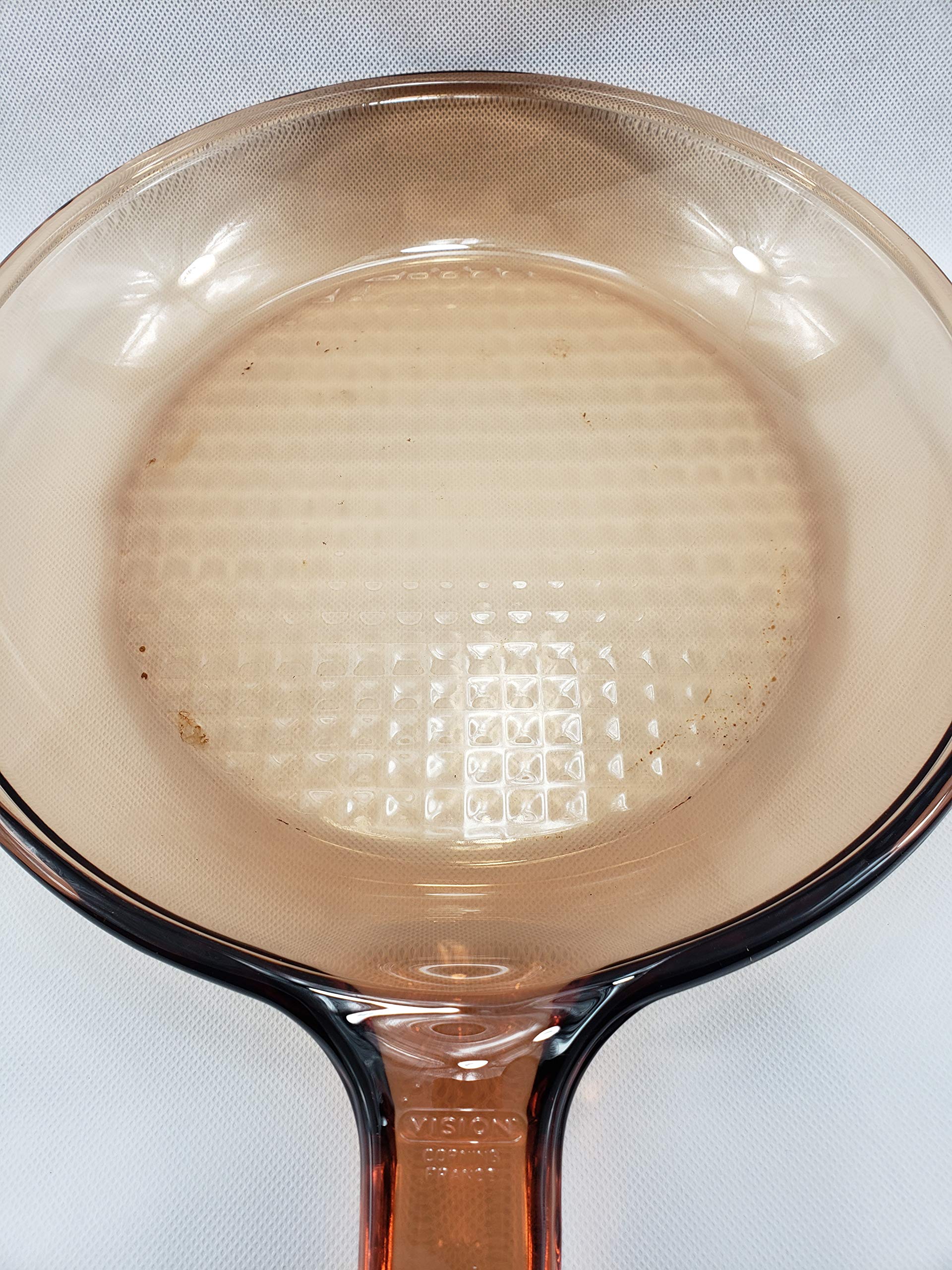 Amber Visions Frying Pan. 10" Waffle Bottom Skillet