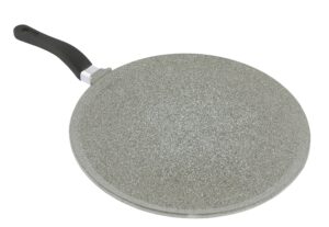 mopita 28cm/11" non-stick cast aluminum crepe pan, medium, grey