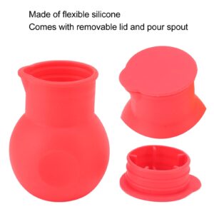Silicone Chocolate Melting Pot, DIY Candy Maker Chocolate Melter Candle Wax Melting Pot Baking Heating Container Butter Cheese Chocolate Milk Microwave Baking Pouring Tool