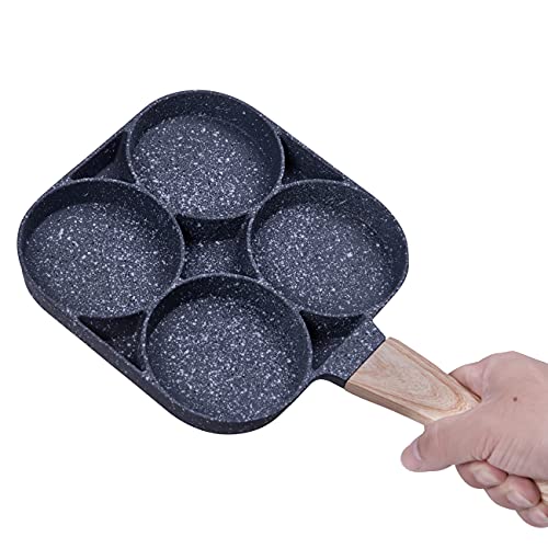 Aluminum 4-cup non-stick frying pan suitable for all heat sources