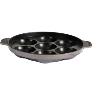 G & D Non Stick Appam Pan Appam Maker 7 Pits Appam Maker Appam Pan Patra Non Stick Appam with Stainless Steel Lid