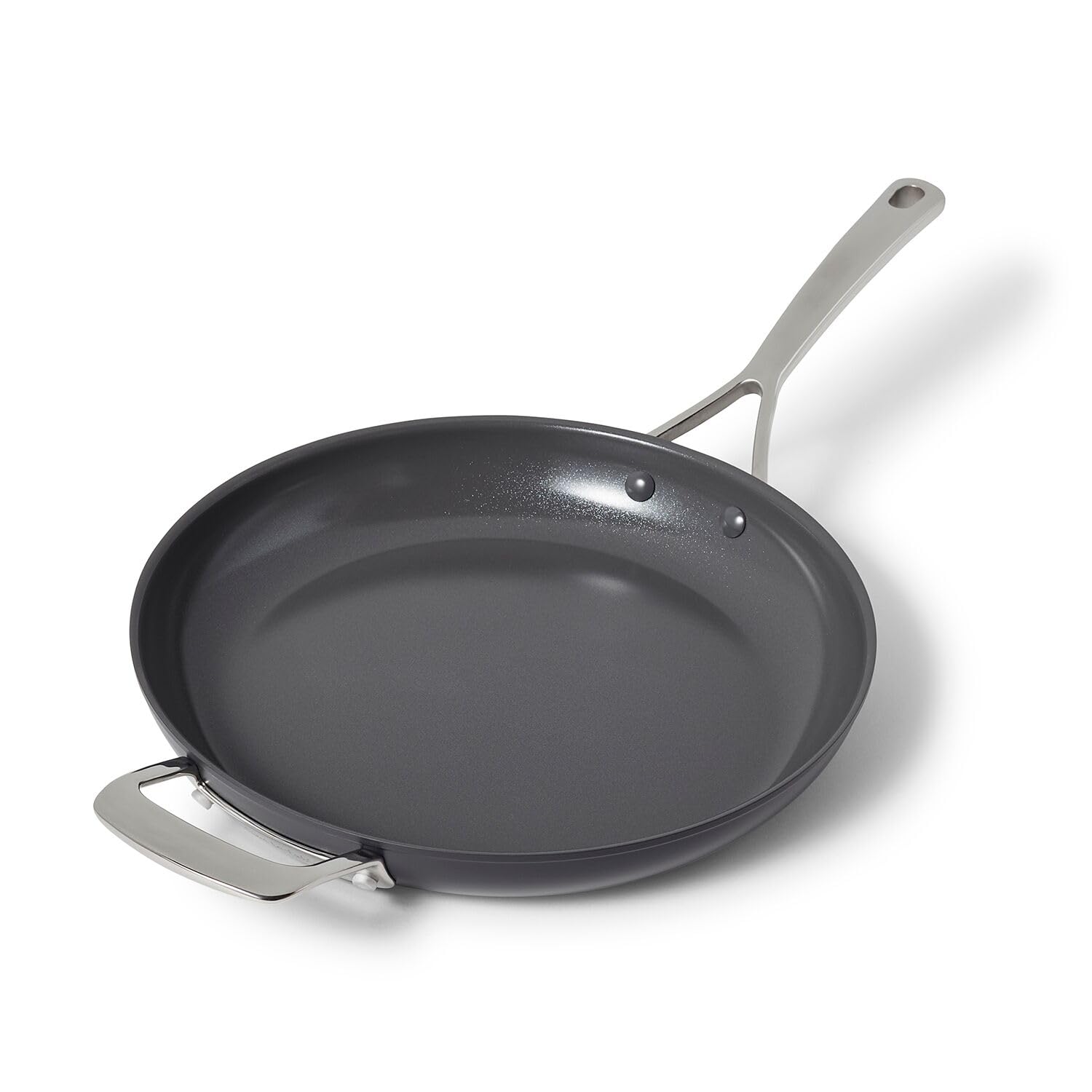 Sur La Table Classic Hard Anodized Ceramic Nonstick Skillet, 12", Aluminum