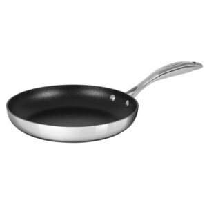 scanpan stainless steel-aluminum haptiq 10.25-inch fry pan