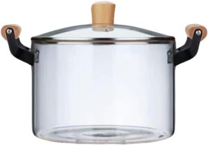 cooking pot cooking pot pot glass pot noodle pot transparent glass pot heat-resistant soup pot porridge pan home cooking pot 2.5l cooking pot cooking pot glass pot pot glass saucepan