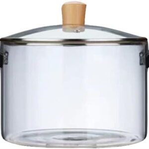 Cooking Pot Cooking Pot Pot Glass Pot Noodle Pot Transparent Glass Pot Heat-resistant Soup Pot Porridge Pan Home Cooking Pot 2.5L Cooking Pot Cooking Pot Glass Pot Pot Glass Saucepan