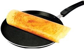shriya aluminum saute fry pan with non-stick coating, bakelite handle, suitable for gas stovetop, fits 10" diameter, 0.4" thickness, easy to clean, perfect for crepes, pancakes