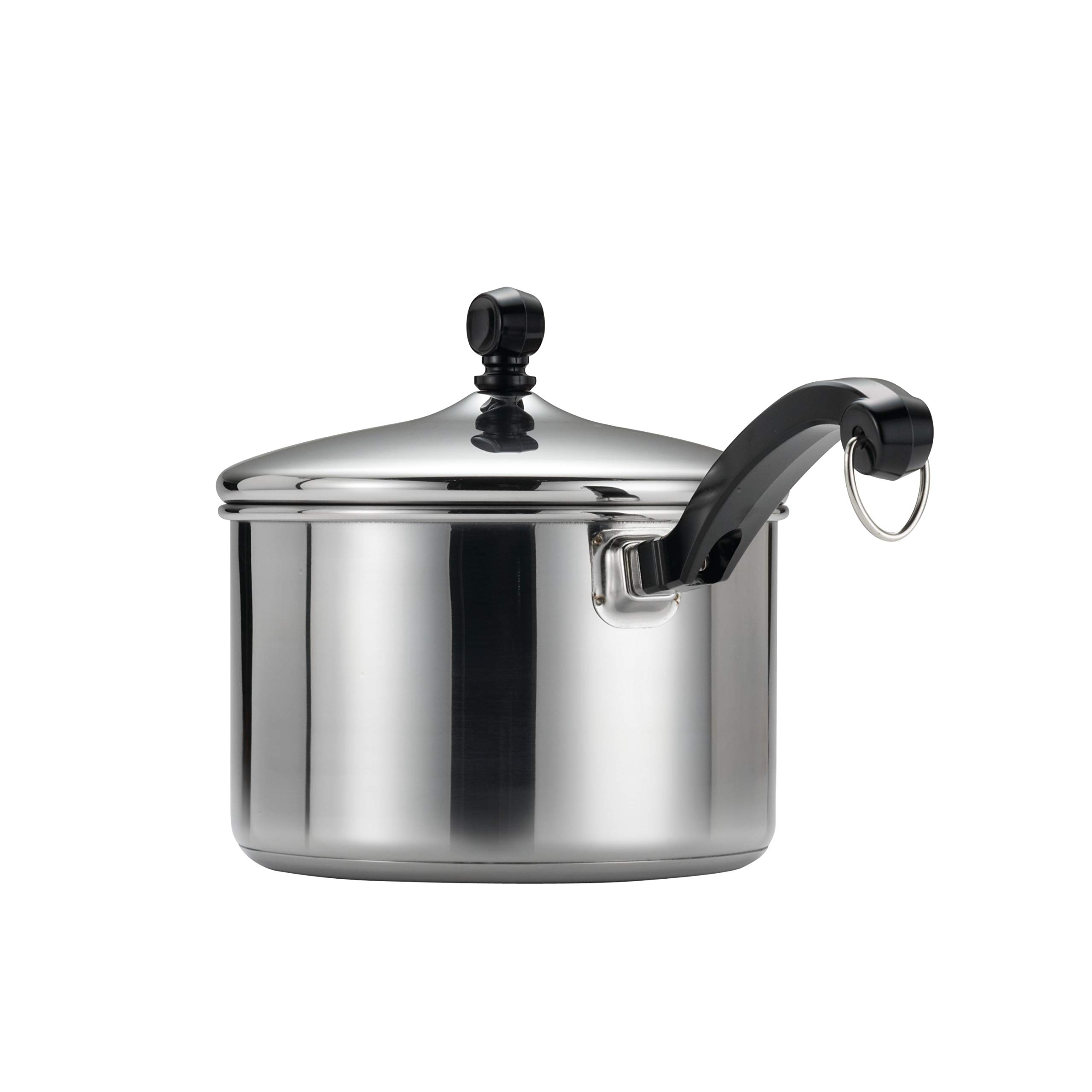 Farberware Classic Stainless Steel 6-Quart Stockpot with Lid + 3 Quart Saucepan