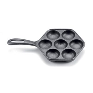 sci scandicrafts 7-cup aebeleskiver pan, cast iron