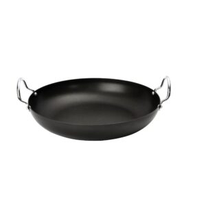swift dexam non-stick paella pan, dark grey carbon steel