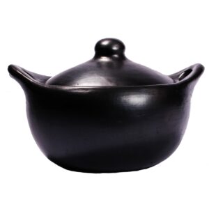 Ancient Cookware, Stew Chamba Clay Pot, Small, 2.5 Quarts