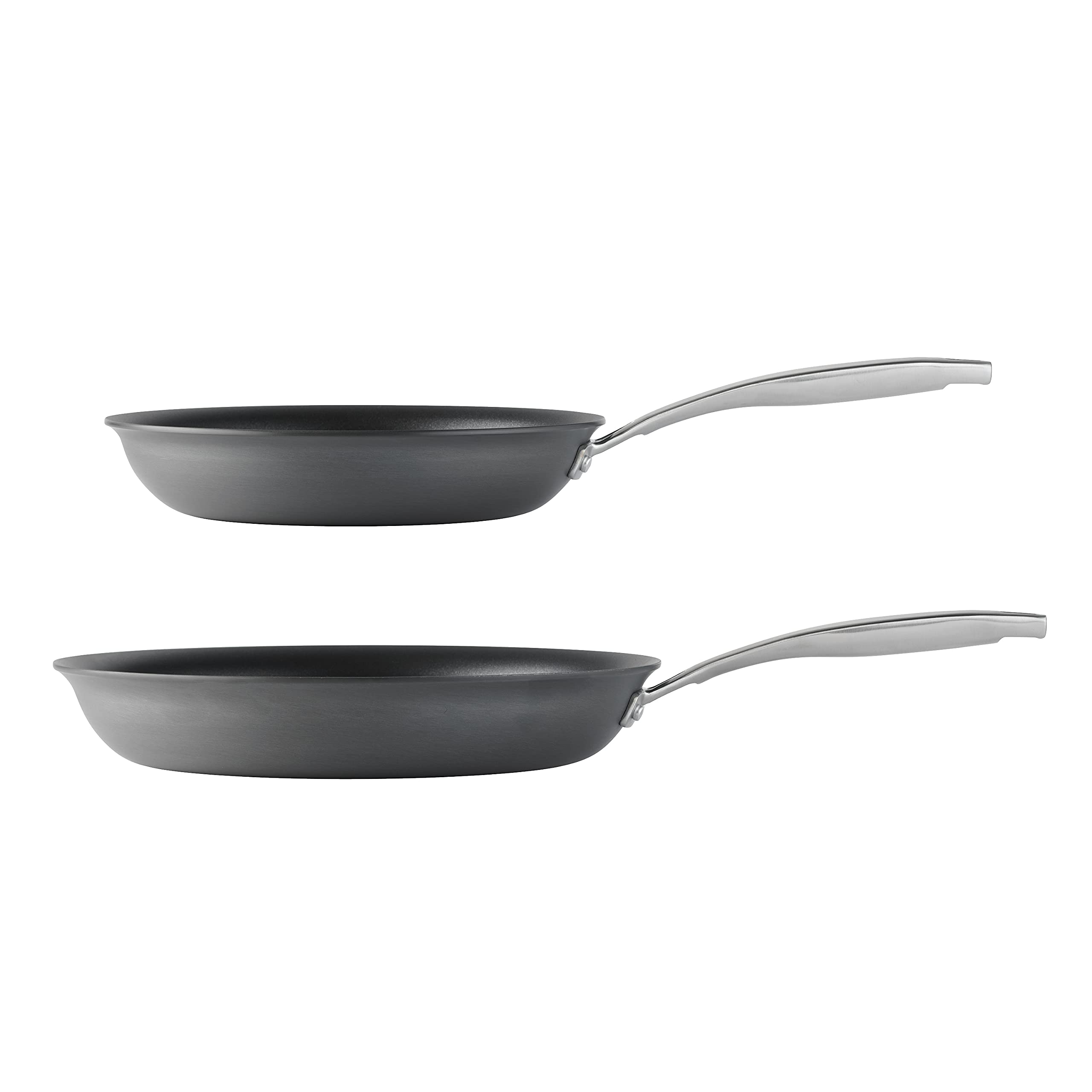 Tramontina Hard Anodized Nonstick 2 Piece Fry Pan Set 10" & 12", 80123/008DS