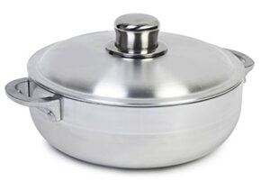 imusa usa r200-caldero 38 traditional caldero with lid 11.6-quart, silver