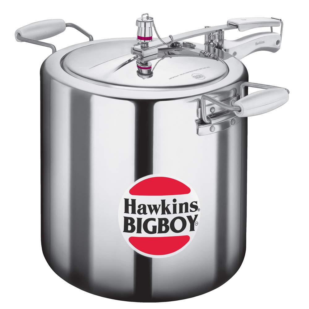 Hawkins Large Jumbo Commercial Inner LID Pressure COOKERS BIGBOY 22 liters