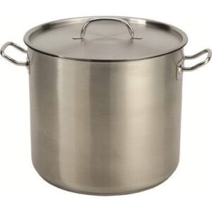 24 quart stainless steel stock pot with lid by prime pacific