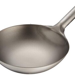 EBM Pure Titanium Ultra Lightweight Wok 10.6 inches (27 cm)