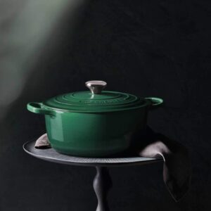 Le Creuset Signature Enameled Cast-Iron Dutch Oven, Saucepan, And Skillet 5 Piece Bundle Set - Artichaut