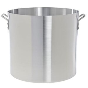 hubert stock pot 60 quart aluminum - 17 3/10 dia x 15 9/10 d