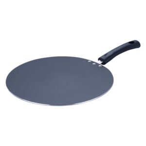 vinod mt30 nonstick flat multi tawa 30cm, 12-inch, black