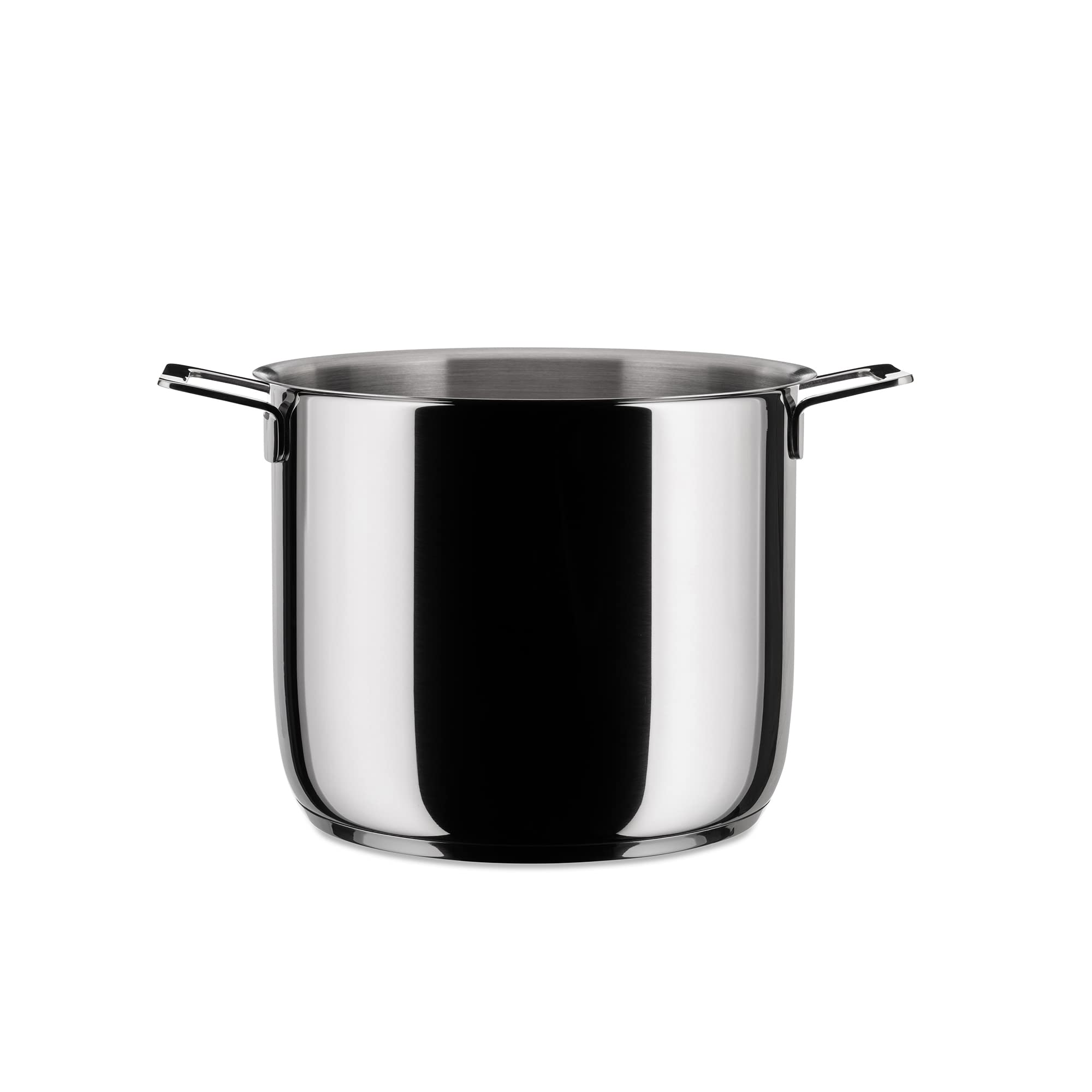 A Di Alessi, "POTS & PANS", Stockpot in 18/10 stainless steel mirror polished,5 qt 9 ½ oz