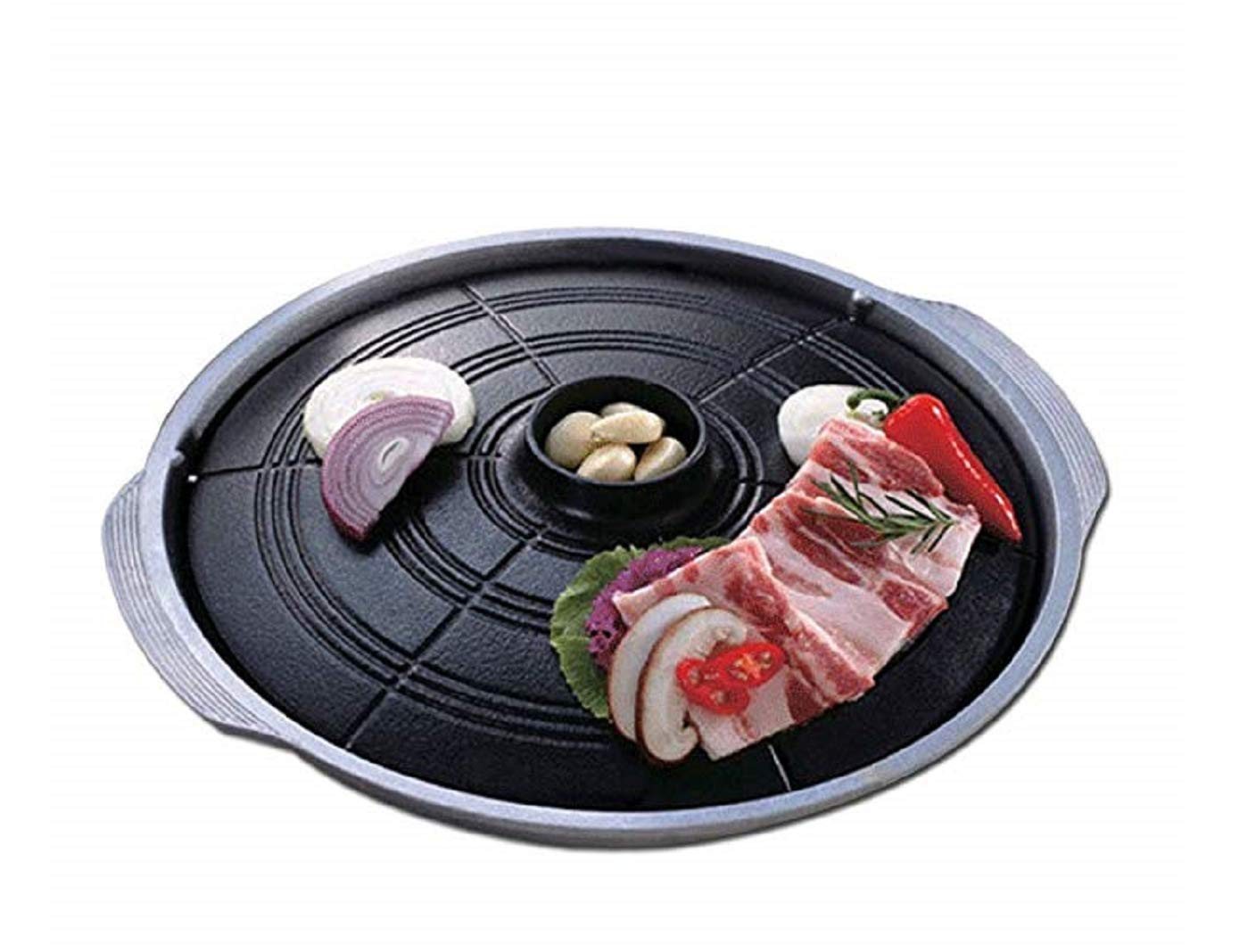 COLIBROX New Korean BBQ Grill, Stovetop Barbecue, Table Top BBQ, Indoor Barbecue Grill, Pan