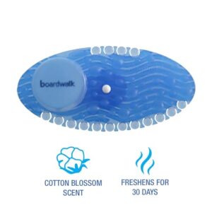 Boardwalk BWKCURVECBL Solid Curve Air Freshener - Cotton Blossom, Blue (10/Box)