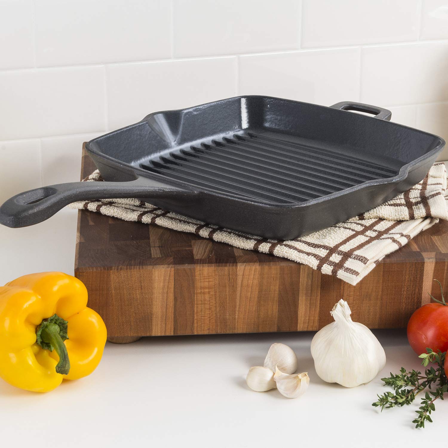 Viking Cast Iron 11" Square Grill Pan