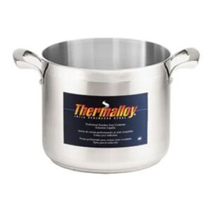 browne foodservice 5723940 thermalloy 40qt stainless steel deep stock pot, nsf