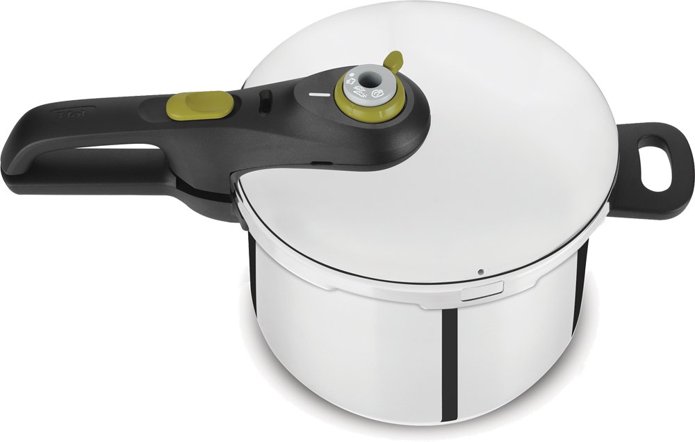 Tefal P2530744 T-fal Pressure Cooker, 2.3 gal (6 L), Induction Compatible, For 4-6 People, Single Handle, Secure Neo
