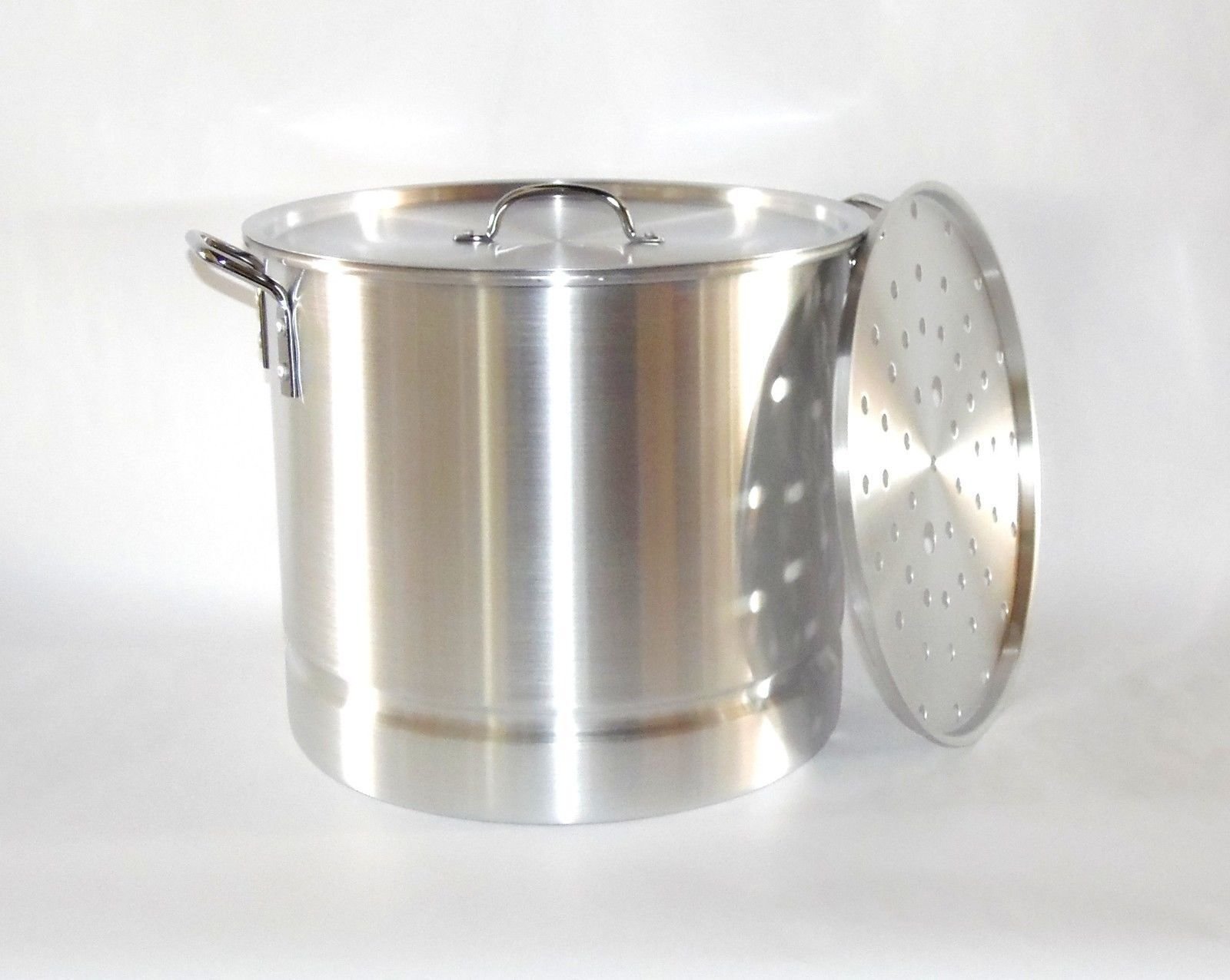 52 Qt Steamer Vaporera Stock Pot Premium Aluminum Tamalera 13 Gallons BIG