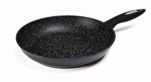 zyliss cook non-stick frying pan, aluminium, black, 46.9 x 28.9 x 6.8 cm