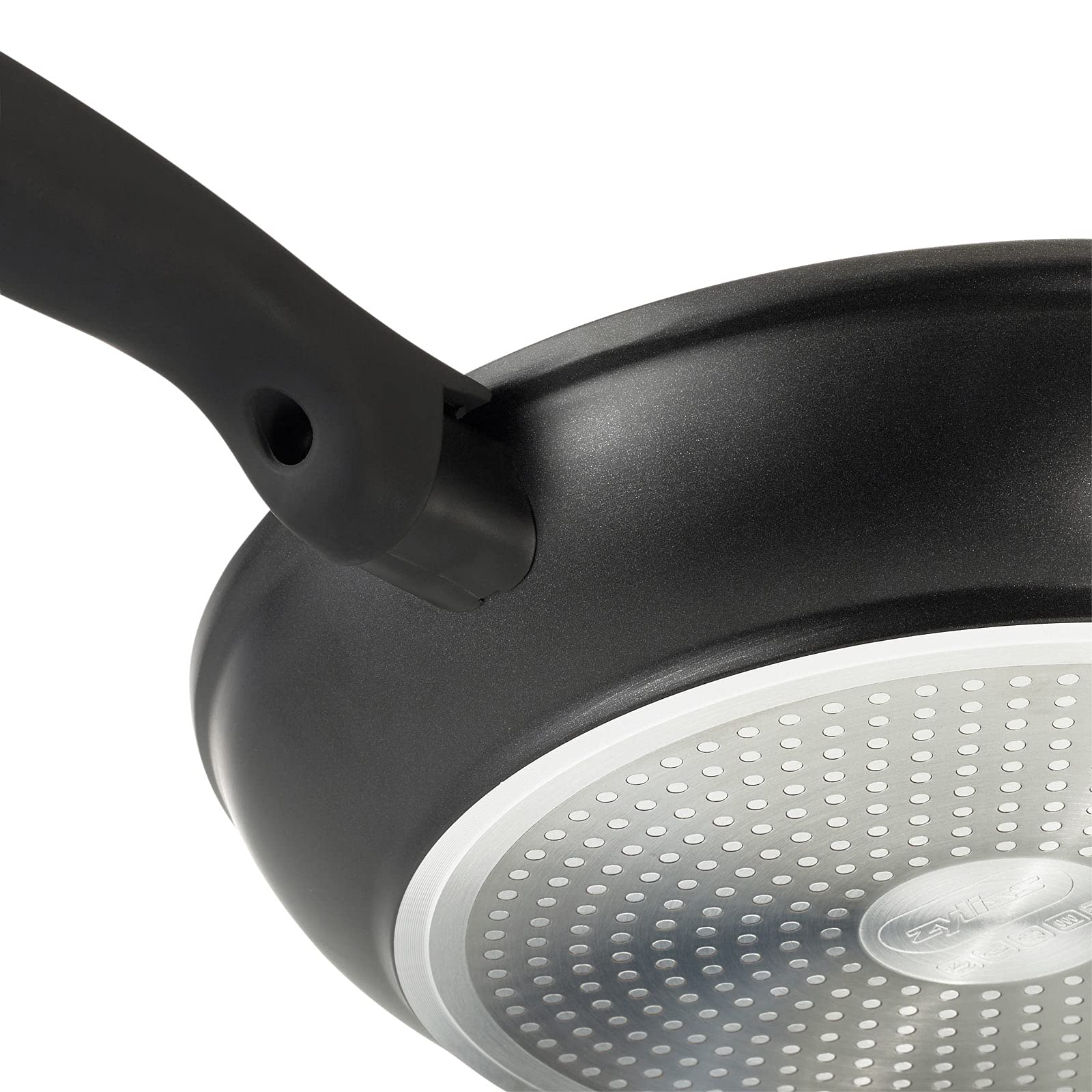 Zyliss Cook Non-Stick Frying Pan, Aluminium, Black, 46.9 x 28.9 x 6.8 cm