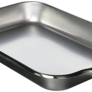 Vollrath 61230 3.5 Qt Bake and Roast Pan, Stainless Steel, 14-7/8 x 10-1/4 x 2-inch, Silver